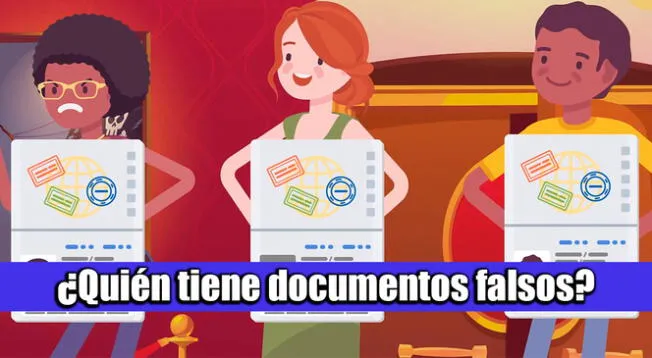 ¿Quién tiene documentos falsos? El acertijo que solo el 5% pudo resolver en tiempo récord