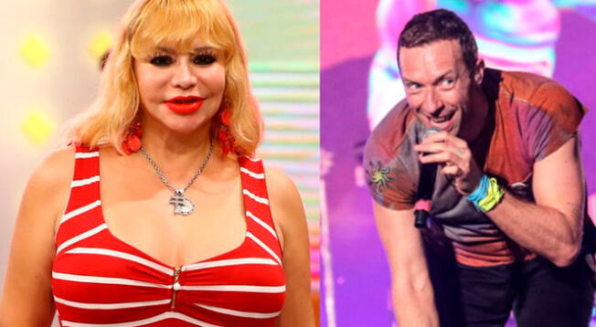 Susy Díaz 'se hizo presente' en concierto de Coldplay y es viral.
