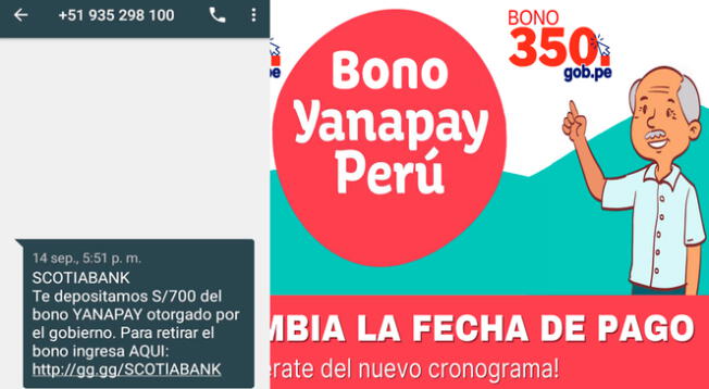 Te depositaron 700 soles del Bono Yanapay la nueva estafa que alerta a los peruanos