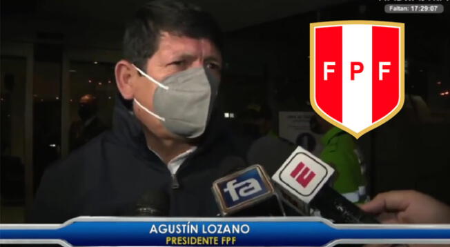 Agustín Lozano afirmó que Perú tendría un nuevo amistoso en noviembre