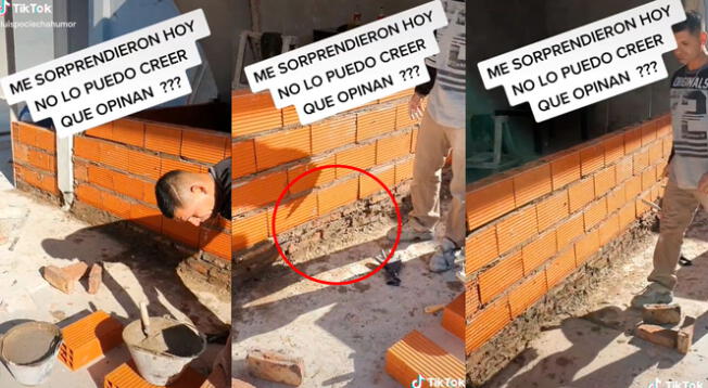 Ingeniero supervisa pared que dejó encargado a 'pulpines' y descubre que lo arruinaron todo