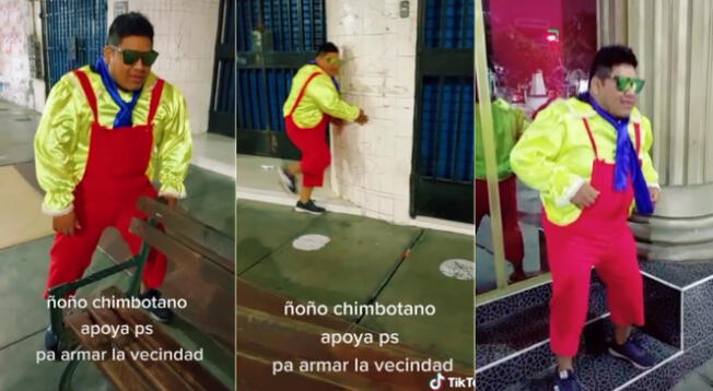 ¿Se arma la vecindad? 'Ñoño' de Chimbote enloquece Tiktok con pasos de baile - VIDEO