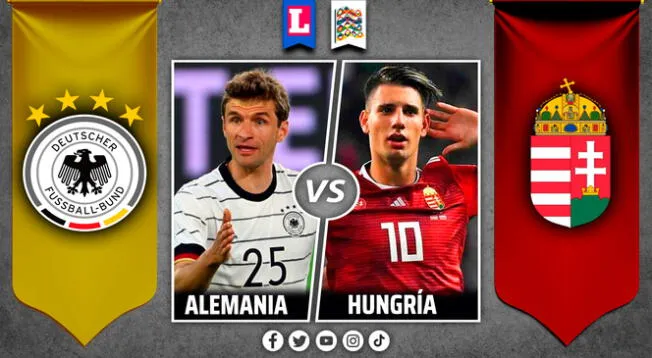 Alemnania vs Hungría por la fecha 5 de la Nations League