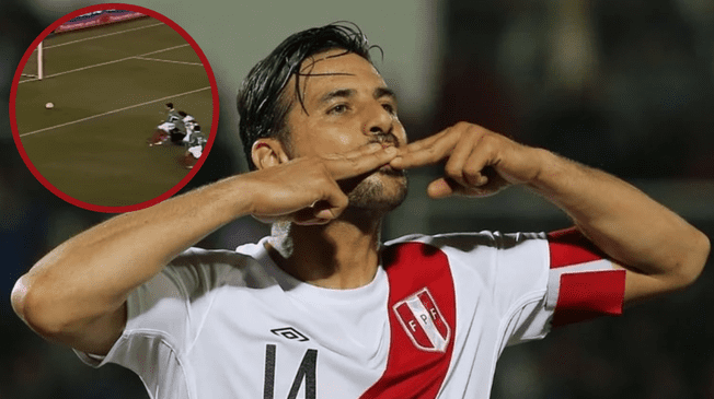 Claudio Pizarro anotó uno de los goles más rápidos en la historia de la Selección Peruana