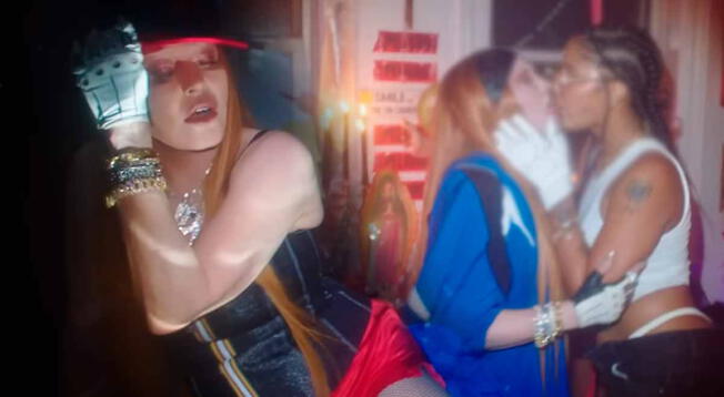 Madonna y Tokischa compartieron un apasionado eso en un video musical