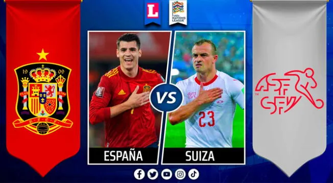 España vs. Suiza por la UEFA Nations League