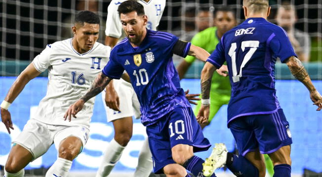 Argentina derrotó a Honduras en amistoso internacional