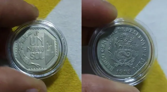 Moneda de 1 sol de 1993 estaría costando una fortuna en euros