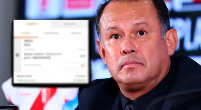 Un hincha apostó una importante cantidad de dinero al partido de Perú contra México