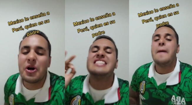 TikTok: mexicano celebra victoria de su selección ante Perú: "¿Quién es su padre?" TikTok: mexicano celebra victoria de su selección ante Perú: "¿Quién es su padre?"