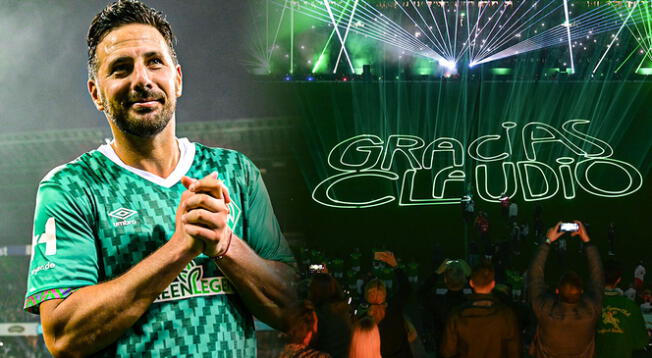 Claudio Pizarro conmovido por su despedida en Werder Bremen