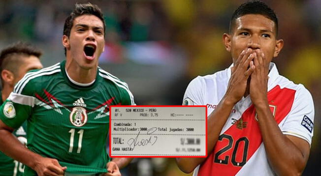 Joven se quedó en la 'bancarrota' con la derrota de Perú ante México.