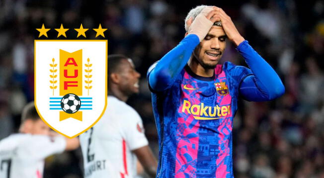 Ronald Araujo será baja en Barcelona y peligra su presencia en el Mundial Qatar 2022
