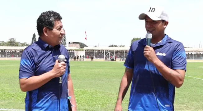 Reimond Manco como comentarista deportivo en Copa Perú