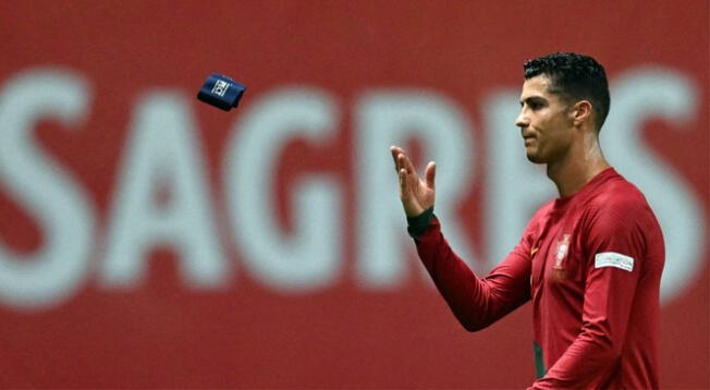 Cristiano Ronaldo botó la cinta de capitán de Portugal