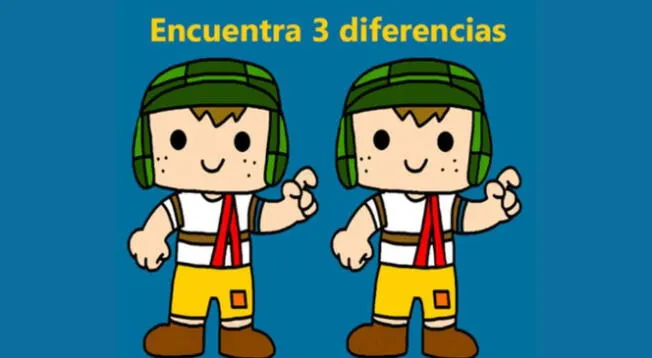 ¿Podrás hallar las 3 diferencias? Demuestra tus habilidades en este reto de El Chavo del 8