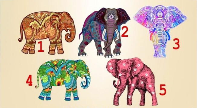 ¿Cuál prefieres? El significado de cada elefante revelaría cómo será tu futuro