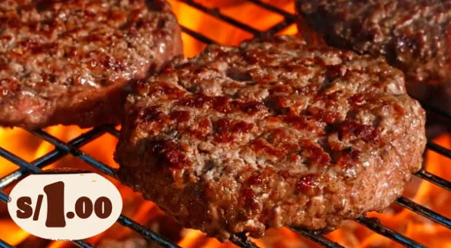 ¿Ofertón? Conocido restaurante peruano venderá hoy hamburguesas a 1 sol
