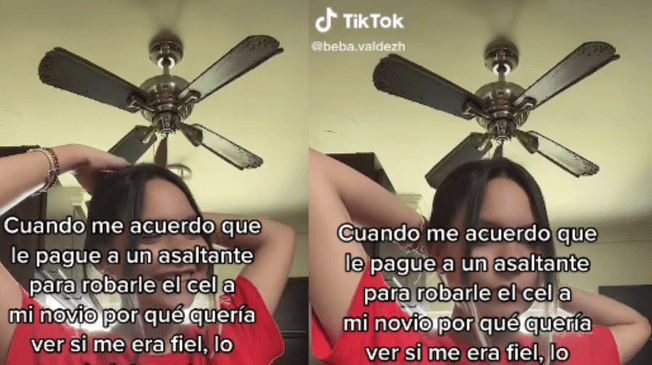 Joven le paga a ratero para que robe el celular de su novio y sepa si le es infiel