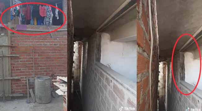 Peruano construyó su vivienda y dejó sin luz a su vecino.