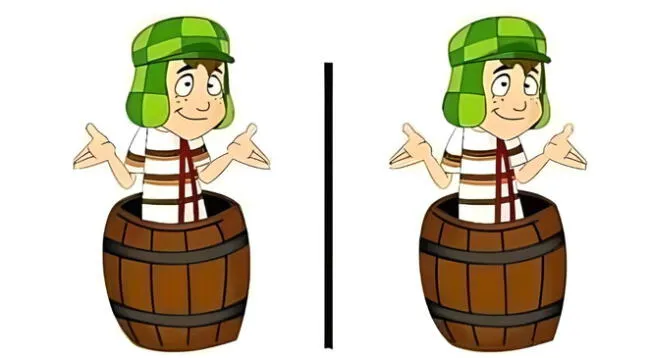 Encuentra las 2 diferencias en 'El Chavo del 8'; solo tienes 5 segundos en este reto