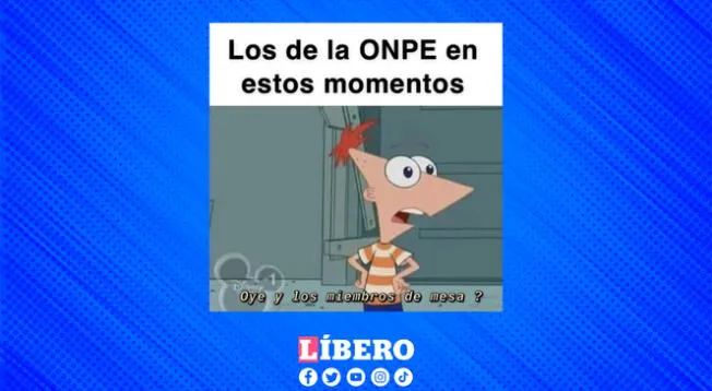 Así imaginaron al personal de ONPE luego de reportarse la ausencia de miembros de mesa.