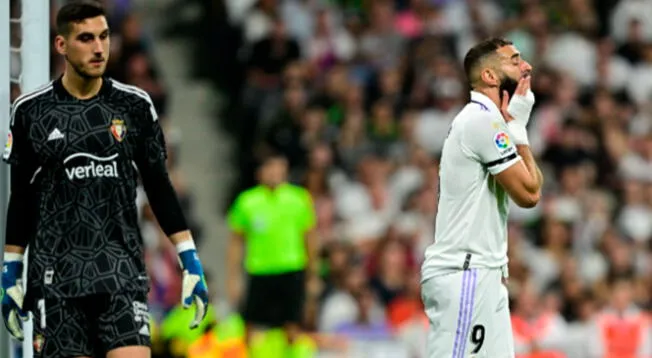Real Madrid empató 1-1 con Osasuna