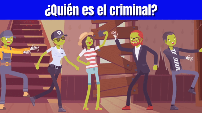 Acertijo visual: Descubre quién es el criminal en 5 segundos