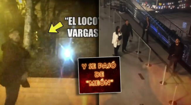 Juan Manuel Vargas orina en la calle y es captado por cámaras de 'Amor y Fuego'