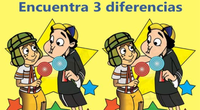 ¿Podrás encontrar las 3 diferencias? Solo un fan de 'El Chavo del 8' lo logra en 5 segundos ¿Podrás encontrar las 3 diferencias? Solo un fan de 'El Chavo del 8' lo logra en 5 segundos