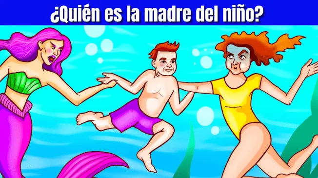 Acertijo Visual: Descubre a la verdadera madre del niño en 7 segundos