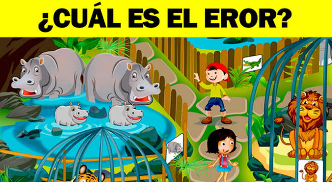 Tienes 8 segundos para encontrar cuál es el único error en la imagen. Tienes 8 segundos para encontrar cuál es el único error en la imagen.