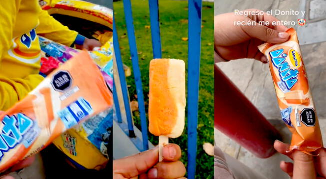 Peruanos se emocionan con el regreso del recordado helado Donito.