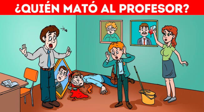 Tienes 7 segundos para descubrir quién mató al profesor.