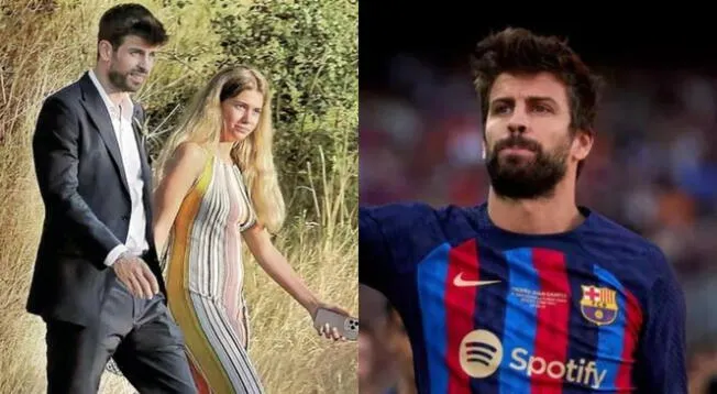 Gerard Piqué es captado con sus hijos al lado de Clara Chía, su nueva pareja