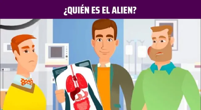 ¿Podrás saber quién es el ALIEN? Encuéntralo y supera este acertijo visual