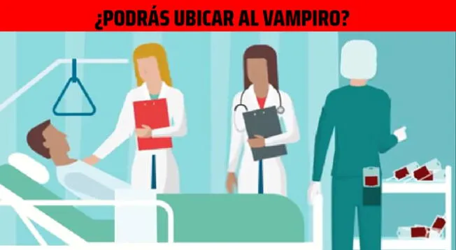 ¡Solo uno de ellos es VAMPIRO! Ubícalo en segundos y se un GENIO