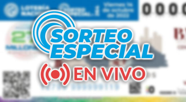 Revisa EN VIVO los resultados del Sorteo Especial para este 14 de octubre