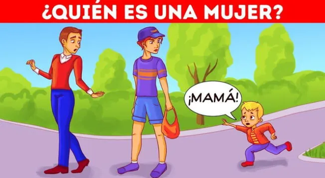 ¿Quién es una mujer? Ayuda al niño a encontrar a su mamá en este acertijo