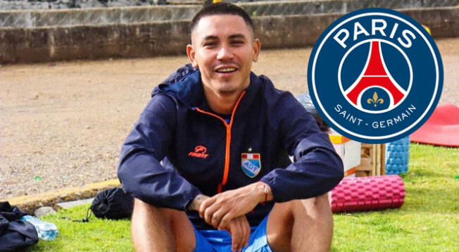 Jean Deza compartió foto con figura del PSG