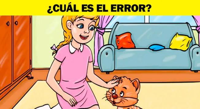 Tienes 8 segundos para encontrar el único error en el reto visual.