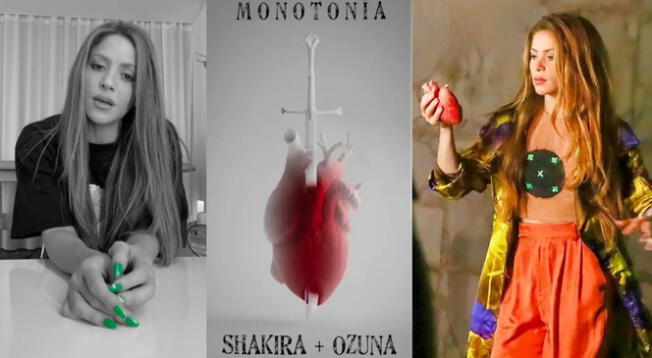 Shakira expresa su dolor con el coro de su próximo hit 'Monotonía' - VIDEO