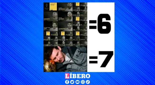 Messi y su 'tranquilidad' al tener más Balones de oro fue graficada en un meme.