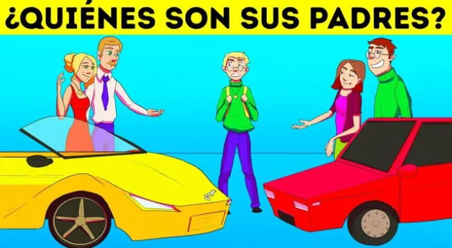 ¿Quiénes son sus padres? Intenta superar este complicado acertijo en 5 segundos ¿Quiénes son sus padres? Intenta superar este complicado acertijo en 5 segundos