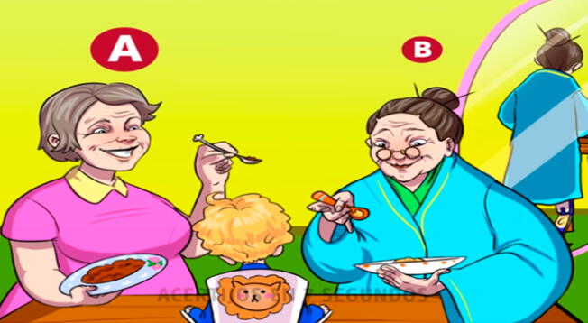 ¿Cuál de las abuelitas es una letal asesina? Supera este acertijo y salva al bebé de una muerte segura