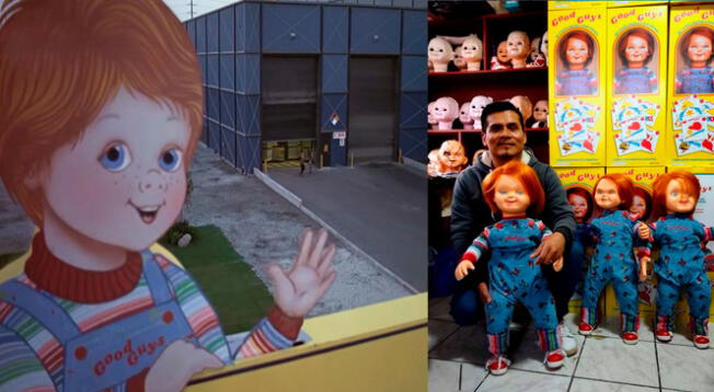 Peruano tiene su propia fábrica de muñecos Chucky y causa furor en los fans