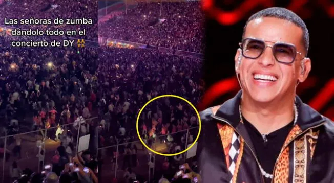 ¡Qué buen ritmo! Mujeres la 'rompen' en concierto de Daddy Yankee.
