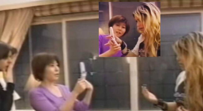 Shakira y el día que fue fotografiada con el primer teléfono con cámara que conoció- VIDEO