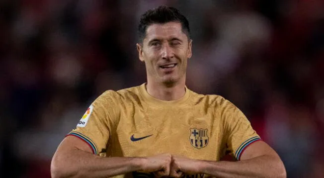 Robert Lewandowski anotó en el Barcelona vs Mallorca