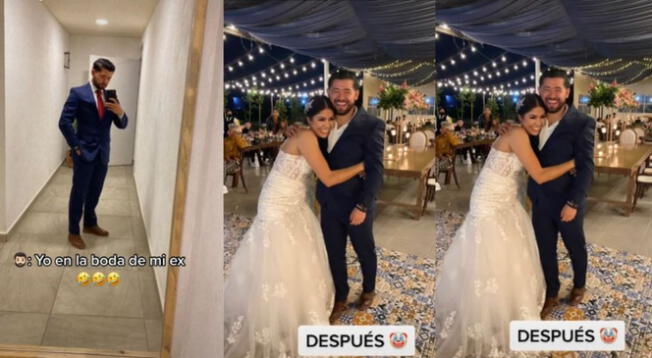 TikTok: Joven asiste a la boda de su exnovia y le envía conmovedor mensaje